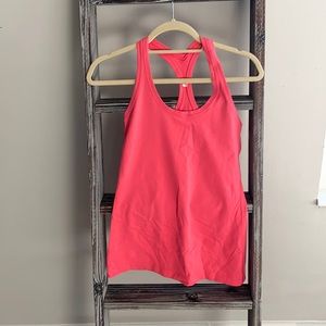 LuluLemon Coral Cool Racerback Tank, Size 8